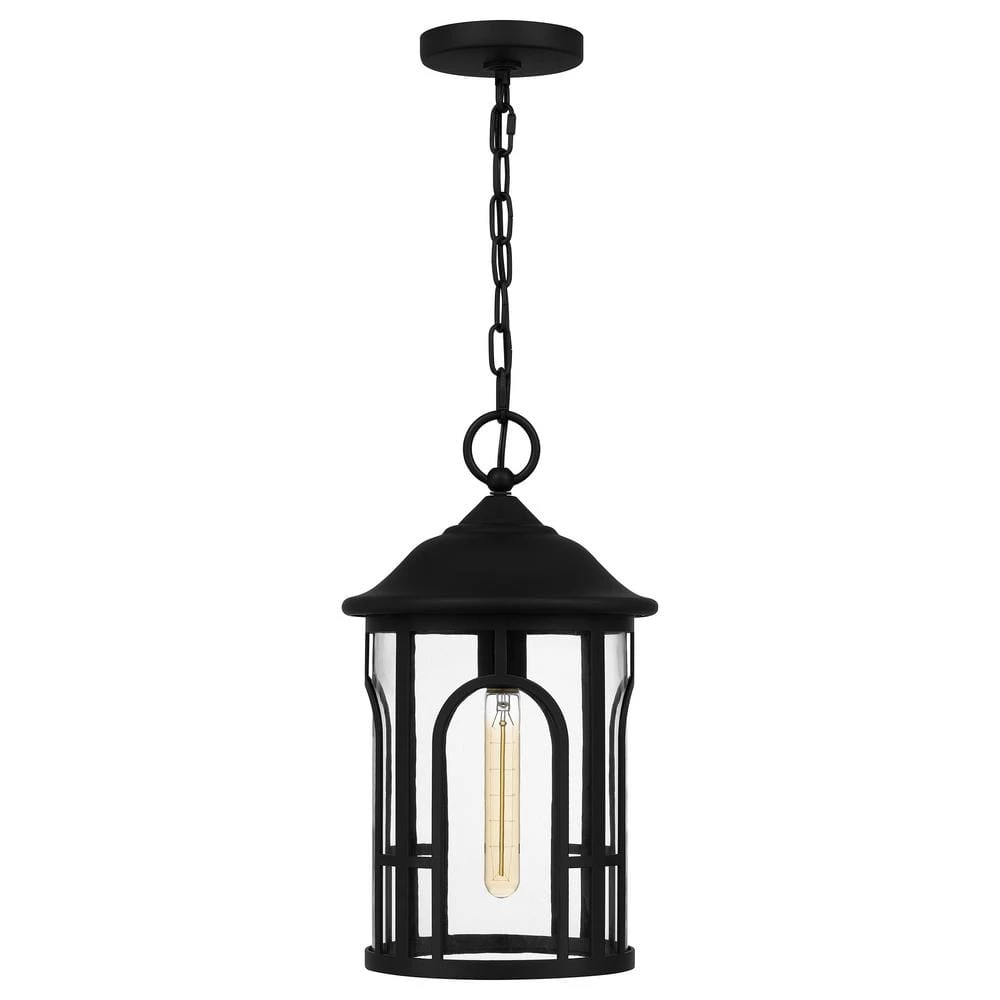 Brampton 1-Light Matte Black Mini Pendant by Quoizel 6 Brampton 1-Light Matte Black Mini Pendant by Quoizel - Image 4