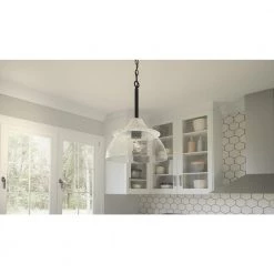 Otten 1-Light Matte Black Shaded Pendant by Quoizel -Quoizel Sales matte black quoizel pendant lights otn1512mbk 31 1000
