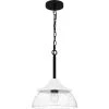 Otten 1-Light Matte Black Shaded Pendant by Quoizel 2 Otten 1-Light Matte Black Shaded Pendant by Quoizel -Quoizel Sales matte black quoizel pendant lights otn1512mbk 64 1000