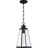 Paxton 1-Light Matte Black Lantern Pendant Light by Quoizel 1 Paxton 1-Light Matte Black Lantern Pendant Light by Quoizel -Quoizel Sales matte black quoizel pendant lights pax1507mbk 64 1000