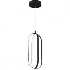 Calista Integrated LED Matte Black Mini Pendant by Quoizel -Quoizel Sales matte black quoizel pendant lights pcclt1507mbk c3 1000