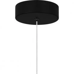 Illoria Integrated LED Matte Black Mini Pendant by Quoizel -Quoizel Sales matte black quoizel pendant lights pcilr1507mbk fa 1000