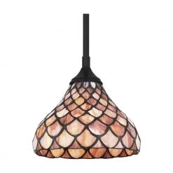 Ursa 1-Light Matte Black Shaded Pendant Light by Quoizel 16 Ursa 1-Light Matte Black Shaded Pendant Light by Quoizel -Quoizel Sales matte black quoizel pendant lights tf5328mbk 44 1000