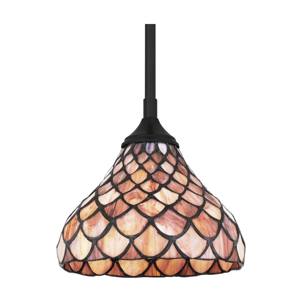 Ursa 1-Light Matte Black Shaded Pendant Light by Quoizel 8 Ursa 1-Light Matte Black Shaded Pendant Light by Quoizel - Image 6