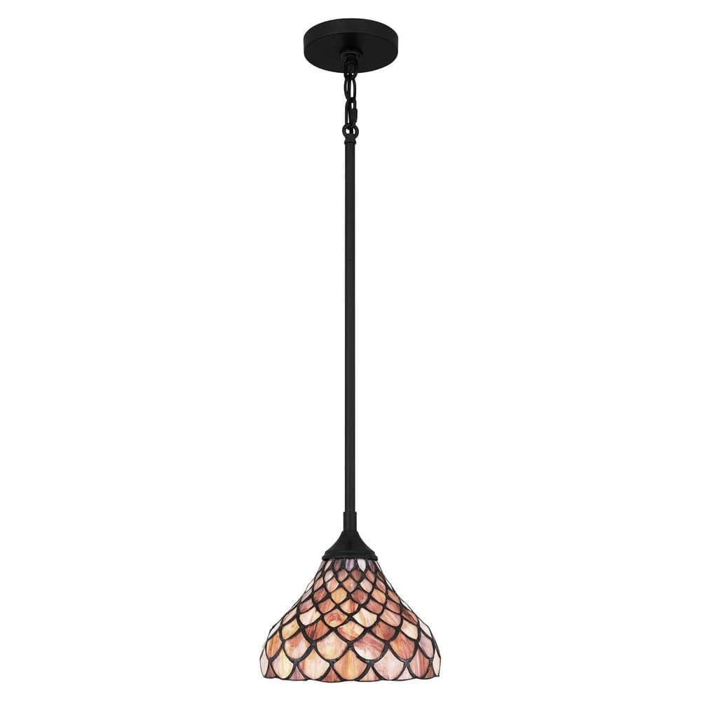 Ursa 1-Light Matte Black Shaded Pendant Light by Quoizel 6 Ursa 1-Light Matte Black Shaded Pendant Light by Quoizel - Image 4
