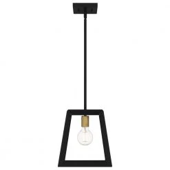 Tilly 1-Light Matte Black Mini Pendant by Quoizel -Quoizel Sales matte black quoizel pendant lights til1510mbk 4f 1000
