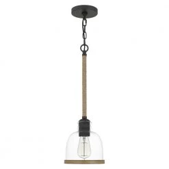 Wagner 1-Light Matte Black Mini Pendant by Quoizel -Quoizel Sales matte black quoizel pendant lights wag1507mbk 1f 1000