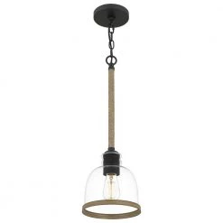 Wagner 1-Light Matte Black Mini Pendant by Quoizel -Quoizel Sales matte black quoizel pendant lights wag1507mbk 4f 1000
