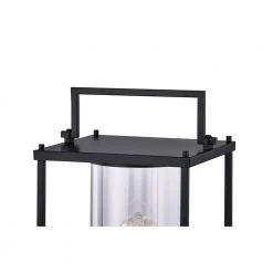 Garrett 1-Light Matte Black Outdoor Post Lantern by Quoizel -Quoizel Sales matte black quoizel post light sets gre9009mbk 44 1000