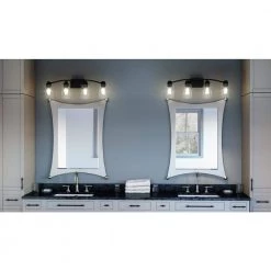 Acacia 28 in. 4 Light Matte Black Vanity Light with Clear Water Glass by Quoizel 17 Acacia 28 in. 4 Light Matte Black Vanity Light with Clear Water Glass by Quoizel -Quoizel Sales matte black quoizel vanity lighting aca8627mbk 31 1000