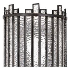 Hartman 1-Light Matte Black Sconce by Quoizel -Quoizel Sales matte black quoizel vanity lighting hrt8701mbk 44 1000