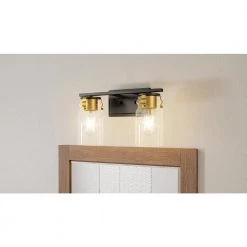 Keesey 14 in. 2-Light Matte Black Vanity Light by Quoizel 12 Keesey 14 in. 2-Light Matte Black Vanity Light by Quoizel -Quoizel Sales matte black quoizel vanity lighting kee8614mbk c3 1000