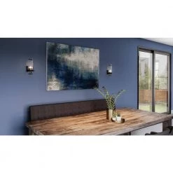 Pell 5 in. Matte Black LED Wall Sconce by Quoizel -Quoizel Sales matte black quoizel vanity lighting pcpll8805mbk 31 1000