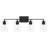 Prescott 33.5 in. 4-Light Matte Black Bath Vanity Light by Quoizel 1 Prescott 33.5 in. 4-Light Matte Black Bath Vanity Light by Quoizel -Quoizel Sales matte black quoizel vanity lighting prc8633mbk 64 1000