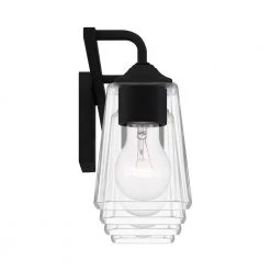 Thoresby 31 in. 4-Light Matte Black Vanity Light by Quoizel -Quoizel Sales matte black quoizel vanity lighting tho8631mbk 44 1000