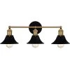 Trafalgar 24 in. 3-Light Matte Black Vanity Light by Quoizel -Quoizel Sales matte black quoizel vanity lighting trf8624mbk 64 1000