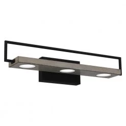 Winnett 24 in. 1-Light Matte Black LED Vanity Light Bar by Quoizel -Quoizel Sales matte black quoizel vanity lighting winn8524mbk 1f 1000