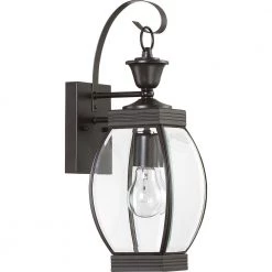 Oasis 1-Light Bronze Outdoor Wall Lantern Sconce by Quoizel -Quoizel Sales medici bronze quoizel outdoor sconces oas8406z c3 1000