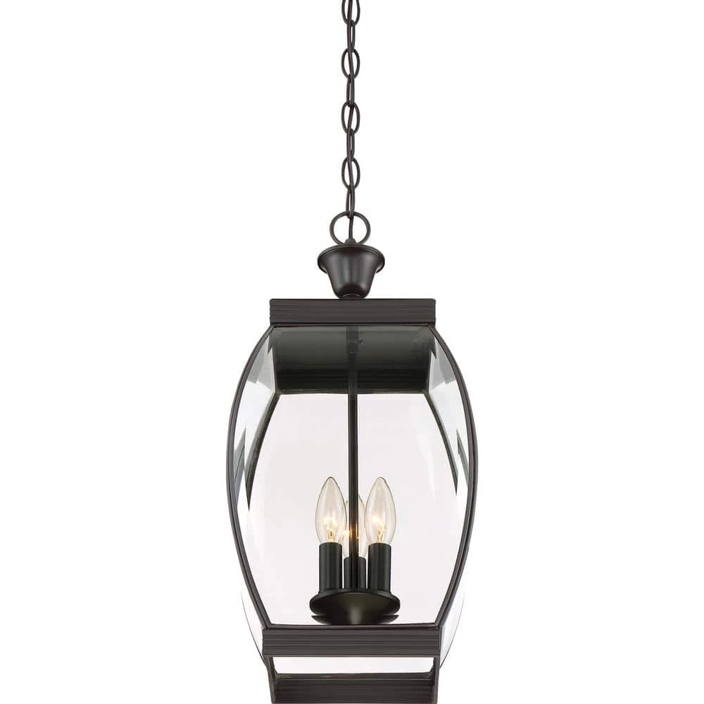 Oasis 3-Light Medici Bronze Lantern Pendant Light by Quoizel 7 Oasis 3-Light Medici Bronze Lantern Pendant Light by Quoizel - Image 5