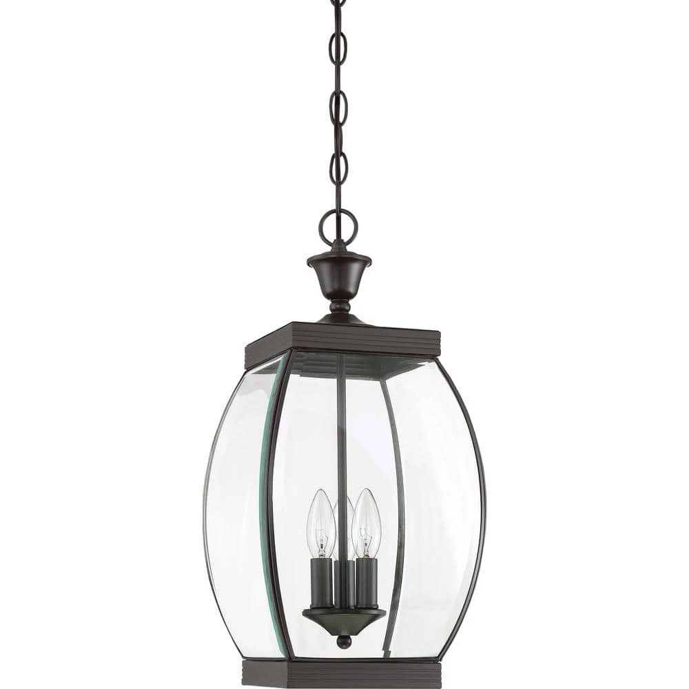 Oasis 3-Light Medici Bronze Lantern Pendant Light by Quoizel 5 Oasis 3-Light Medici Bronze Lantern Pendant Light by Quoizel - Image 3