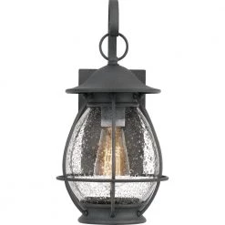 Boston 1-Light Black Outdoor Wall Lantern Sconce by Quoizel 11 Boston 1-Light Black Outdoor Wall Lantern Sconce by Quoizel -Quoizel Sales mottled black quoizel outdoor sconces bst8407mb 1f 1000