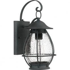 Boston 1-Light Black Outdoor Wall Lantern Sconce by Quoizel 9 Boston 1-Light Black Outdoor Wall Lantern Sconce by Quoizel -Quoizel Sales mottled black quoizel outdoor sconces bst8407mb c3 1000
