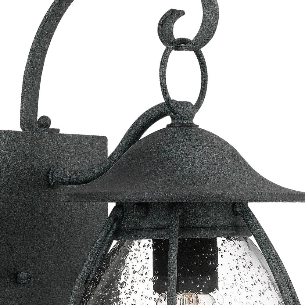 Boston 1-Light Black Outdoor Wall Lantern Sconce by Quoizel 4 Boston 1-Light Black Outdoor Wall Lantern Sconce by Quoizel - Image 2