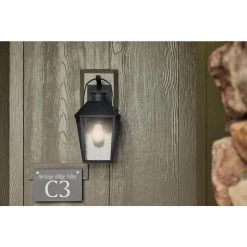 Carriage 1-Light Black Outdoor Wall Lantern Sconce by Quoizel 10 Carriage 1-Light Black Outdoor Wall Lantern Sconce by Quoizel -Quoizel Sales mottled black quoizel outdoor sconces crg8406mb e1 1000