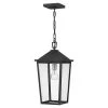 Stoneleigh 1-Light Mottled Black Mini Pendant by Quoizel
