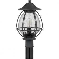 Boston 1-Light Mottled Black Outdoor Post Lantern by Quoizel 9 Boston 1-Light Mottled Black Outdoor Post Lantern by Quoizel -Quoizel Sales mottled black quoizel post light sets bst9011mb c3 1000
