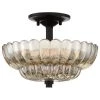 Whitecap 3-Light Mottled Cocoa Semi-Flush Mount by Quoizel -Quoizel Sales mottled cocoa quoizel flush mount lights whp1712mc 64 1000