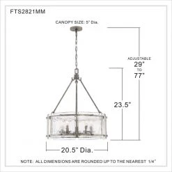 Fortress 5-Light Mottled Silver Pendant by Quoizel 13 Fortress 5-Light Mottled Silver Pendant by Quoizel -Quoizel Sales mottled silver quoizel chandeliers fts2821mm fa 1000