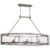 Fortress 6-Light Mottled Silver Chandelier by Quoizel -Quoizel Sales mottled silver quoizel chandeliers fts638mm 64 1000