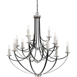Alana 15-Light Mystic Black Candle-Style Chandelier by Quoizel 11 Alana 15-Light Mystic Black Candle-Style Chandelier by Quoizel -Quoizel Sales mystic black quoizel chandeliers ana5015k 1f 1000