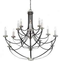 Alana 15-Light Mystic Black Candle-Style Chandelier by Quoizel 10 Alana 15-Light Mystic Black Candle-Style Chandelier by Quoizel -Quoizel Sales mystic black quoizel chandeliers ana5015k 4f 1000