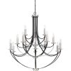 Alana 15-Light Mystic Black Candle-Style Chandelier by Quoizel -Quoizel Sales mystic black quoizel chandeliers ana5015k 64 1000
