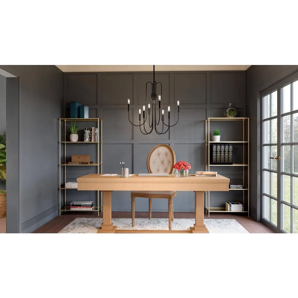 Cabry 8-Light Mystic Black Chandelier by Quoizel 11 Cabry 8-Light Mystic Black Chandelier by Quoizel - Image 9