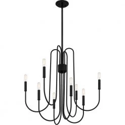 Cabry 8-Light Mystic Black Chandelier by Quoizel 13 Cabry 8-Light Mystic Black Chandelier by Quoizel -Quoizel Sales mystic black quoizel chandeliers cbr5028k c3 1000