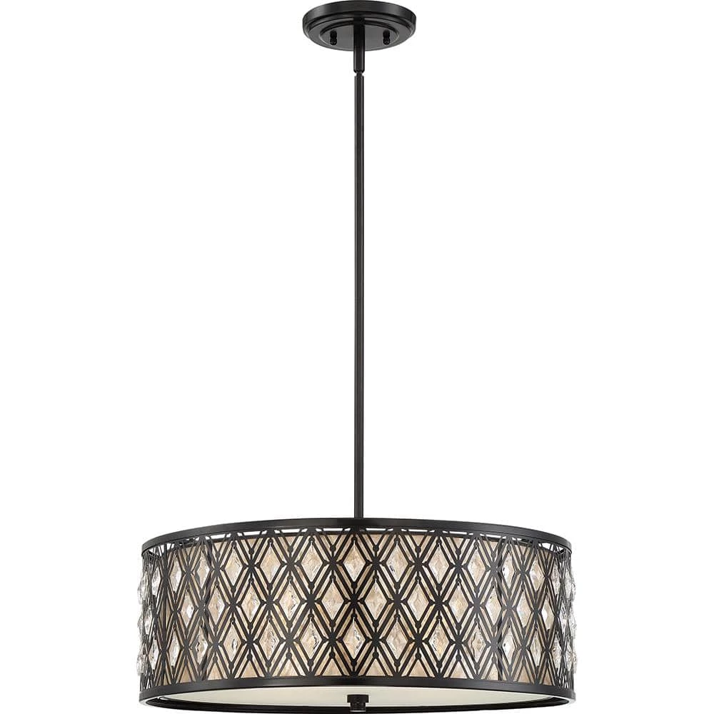 Boutique 4-Light Mystic Black Pendant by Quoizel 3 Boutique 4-Light Mystic Black Pendant by Quoizel