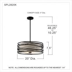 Spiral 3-Light Mystic Black Pendant by Quoizel -Quoizel Sales mystic black quoizel chandeliers spl2820k 44 1000