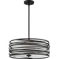 Spiral 3-Light Mystic Black Pendant by Quoizel -Quoizel Sales mystic black quoizel chandeliers spl2820k c3 1000