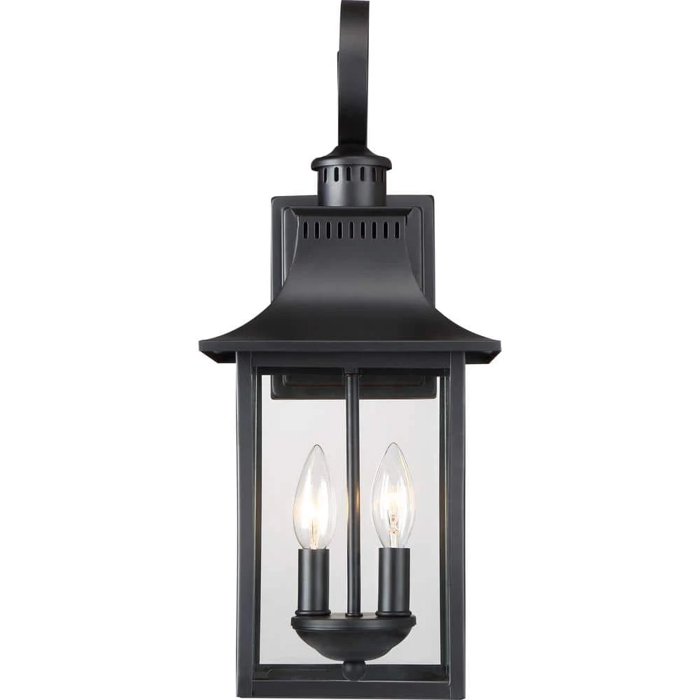 Chancellor 1-Light Mystic Black Outdoor Wall Lantern Sconce by Quoizel 6 Chancellor 1-Light Mystic Black Outdoor Wall Lantern Sconce by Quoizel - Image 4