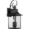 Chancellor 1-Light Mystic Black Outdoor Wall Lantern Sconce by Quoizel 1 Chancellor 1-Light Mystic Black Outdoor Wall Lantern Sconce by Quoizel -Quoizel Sales mystic black quoizel outdoor sconces ccr8410k 64 1000