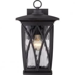 Grover 1-Light Black Outdoor Wall Lantern Sconce by Quoizel 10 Grover 1-Light Black Outdoor Wall Lantern Sconce by Quoizel -Quoizel Sales mystic black quoizel outdoor sconces gvr8408k 4f 1000