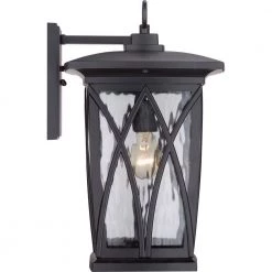 Grover 1-Light Black Outdoor Wall Lantern Sconce by Quoizel 11 Grover 1-Light Black Outdoor Wall Lantern Sconce by Quoizel -Quoizel Sales mystic black quoizel outdoor sconces gvr8410k 1f 1000