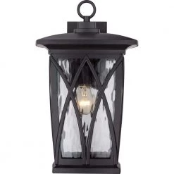 Grover 1-Light Black Outdoor Wall Lantern Sconce by Quoizel 10 Grover 1-Light Black Outdoor Wall Lantern Sconce by Quoizel -Quoizel Sales mystic black quoizel outdoor sconces gvr8410k 4f 1000