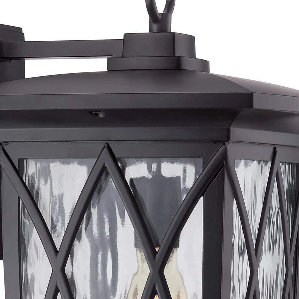 Grover 1-Light Black Outdoor Wall Lantern Sconce by Quoizel 4 Grover 1-Light Black Outdoor Wall Lantern Sconce by Quoizel - Image 2