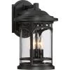 Marblehead 1-Light Mystic Black Outdoor Wall Lantern Sconce by Quoizel 2 Marblehead 1-Light Mystic Black Outdoor Wall Lantern Sconce by Quoizel -Quoizel Sales mystic black quoizel outdoor sconces mbh8409k 64 1000