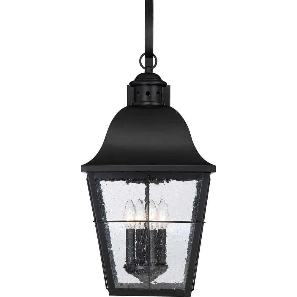 Millhouse 1-Light Mystic Black Outdoor Wall Lantern Sconce by Quoizel 6 Millhouse 1-Light Mystic Black Outdoor Wall Lantern Sconce by Quoizel - Image 4