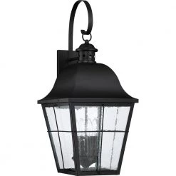 Millhouse 1-Light Mystic Black Outdoor Wall Lantern Sconce by Quoizel 9 Millhouse 1-Light Mystic Black Outdoor Wall Lantern Sconce by Quoizel -Quoizel Sales mystic black quoizel outdoor sconces mhe8412k c3 1000